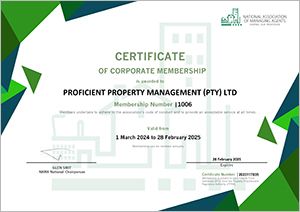 NAMA Corporate Membership CertificateView